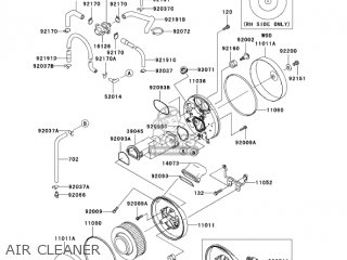 AIR CLEANER - VN1500T6F VULCAN 1500 CLASSIC 2006 USA CALIFORNIA CANADA