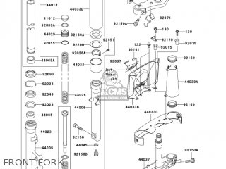 FRONT FORK - VN1500T6F VULCAN 1500 CLASSIC 2006 USA CALIFORNIA CANADA