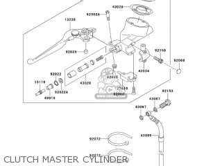 CLUTCH MASTER CYLINDER - VN1500T6F VULCAN 1500 CLASSIC 2006 USA CALIFORNIA CANADA