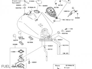 FUEL TANK - VN1500T6F VULCAN 1500 CLASSIC 2006 USA CALIFORNIA CANADA