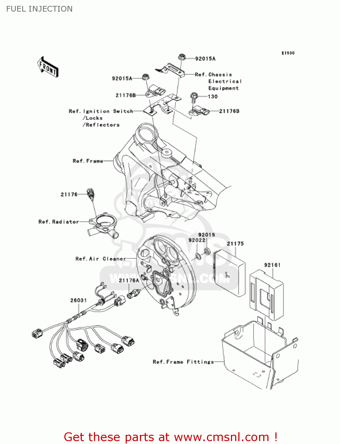 FUEL INJECTION VN1600A1 VULCAN 1600 CLASSIC 2003 USA CALIFORNIA CANADA