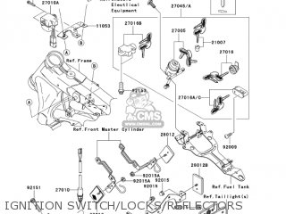 IGNITION SWITCH/LOCKS/REFLECTORS - VN1600A1 VULCAN 1600 CLASSIC 2003 USA CALIFORNIA CANADA