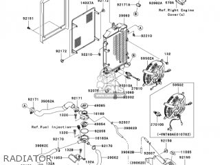 RADIATOR - VN1600A1 VULCAN 1600 CLASSIC 2003 USA CALIFORNIA CANADA