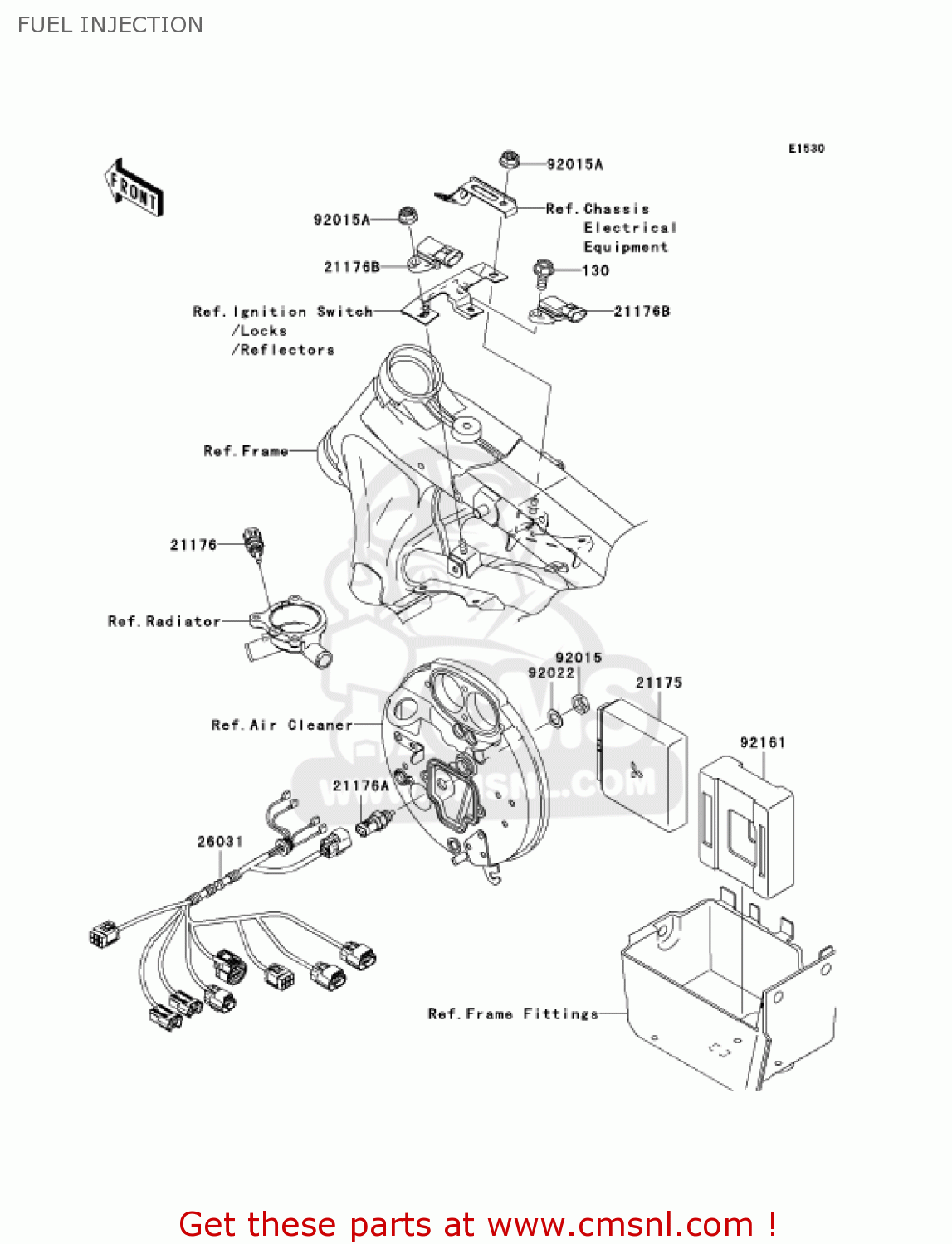 FUEL INJECTION VN1600A2 VULCAN 1600 CLASSIC 2004 USA CALIFORNIA CANADA