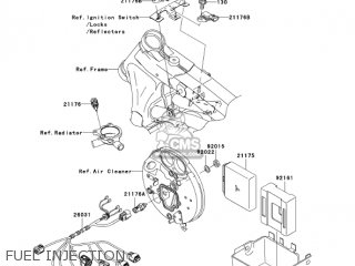 FUEL INJECTION - VN1600A2 VULCAN 1600 CLASSIC 2004 USA CALIFORNIA CANADA