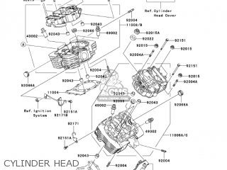 CYLINDER HEAD - VN1600A2 VULCAN 1600 CLASSIC 2004 USA CALIFORNIA CANADA