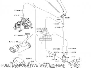 FUEL EVAPORATIVE SYSTEM (CA) - VN1600A2 VULCAN 1600 CLASSIC 2004 USA CALIFORNIA CANADA