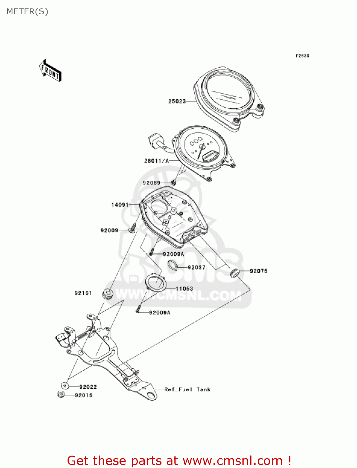 METER(S) VN1600A3 VULCAN 1600 CLASSIC 2005 USA CALIFORNIA CANADA