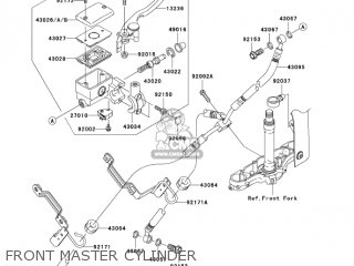 FRONT MASTER CYLINDER - VN1600A3 VULCAN 1600 CLASSIC 2005 USA CALIFORNIA CANADA