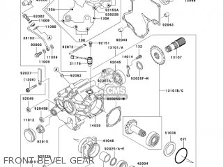 FRONT BEVEL GEAR - VN1600A3 VULCAN 1600 CLASSIC 2005 USA CALIFORNIA CANADA