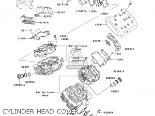 CYLINDER HEAD COVER - VN1600A3 VULCAN 1600 CLASSIC 2005 USA CALIFORNIA CANADA