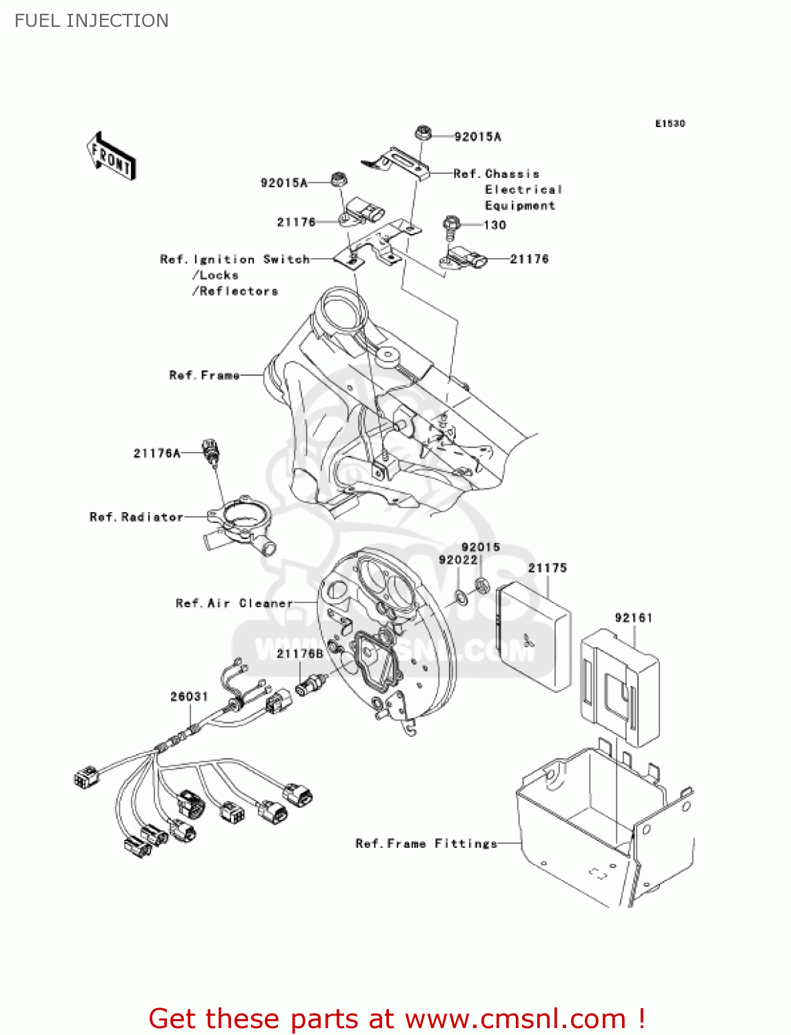 FUEL INJECTION VN1600A6F VULCAN 1600 CLASSIC 2006 USA CALIFORNIA CANADA