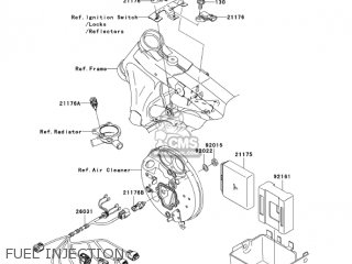 FUEL INJECTION - VN1600A6F VULCAN 1600 CLASSIC 2006 USA CALIFORNIA CANADA