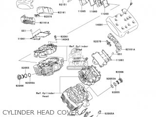 CYLINDER HEAD COVER - VN1600A6F VULCAN 1600 CLASSIC 2006 USA CALIFORNIA CANADA