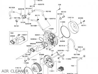 AIR CLEANER - VN1600A6F VULCAN 1600 CLASSIC 2006 USA CALIFORNIA CANADA