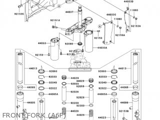 FRONT FORK (A6F) - VN1600A6F VULCAN 1600 CLASSIC 2006 USA CALIFORNIA CANADA