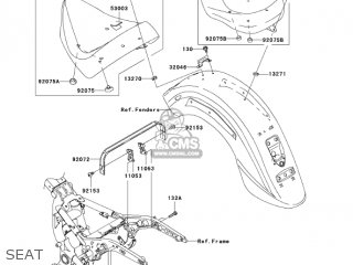 SEAT - VN1600A7F VULCAN 1600 CLASSIC 2007 USA CALIFORNIA CANADA
