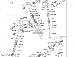 VALVE(S) - VN1600A7F VULCAN 1600 CLASSIC 2007 USA CALIFORNIA CANADA