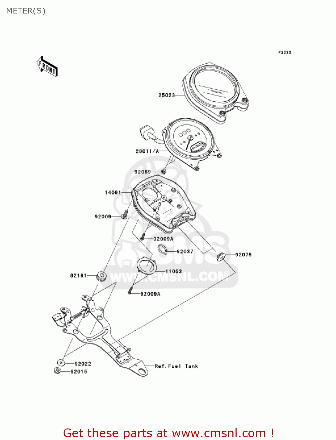 METER(S) VN1600A7FA VULCAN 1600 CLASSIC 2007 USA CALIFORNIA