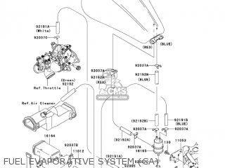 FUEL EVAPORATIVE SYSTEM (CA) - VN1600A7FA VULCAN 1600 CLASSIC 2007 USA CALIFORNIA