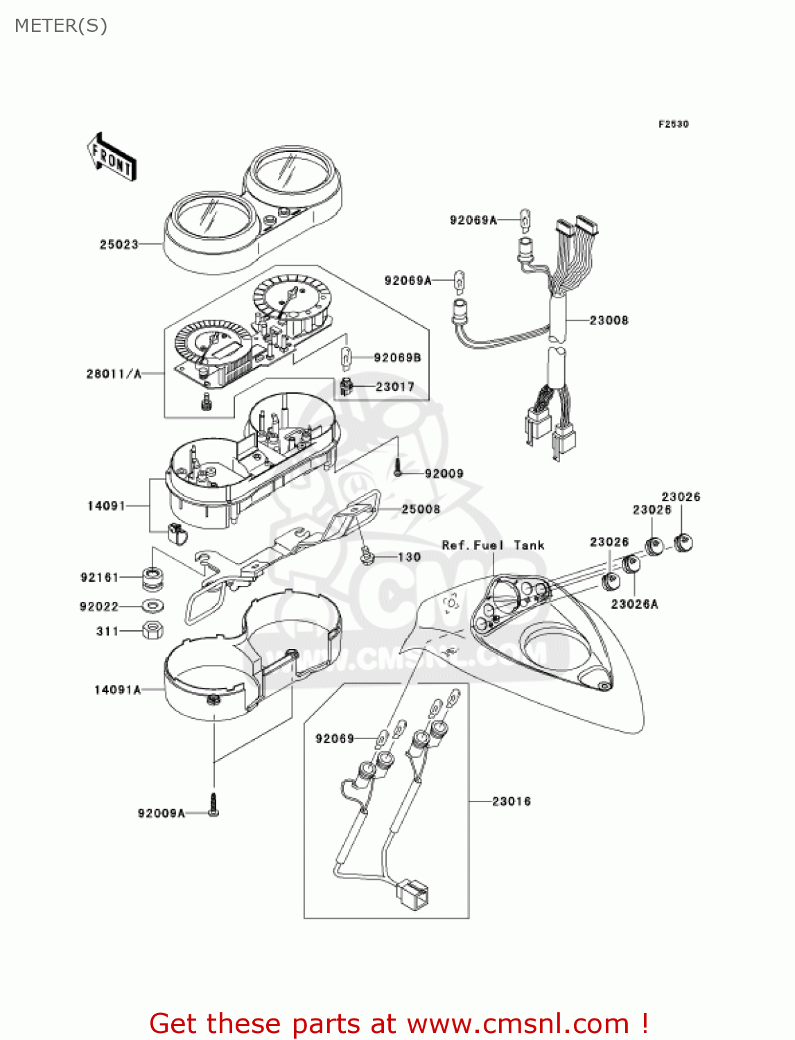 METER(S) VN1600B1 VULCAN 1600 MEANSTREAK 2004 USA CALIFORNIA CANADA
