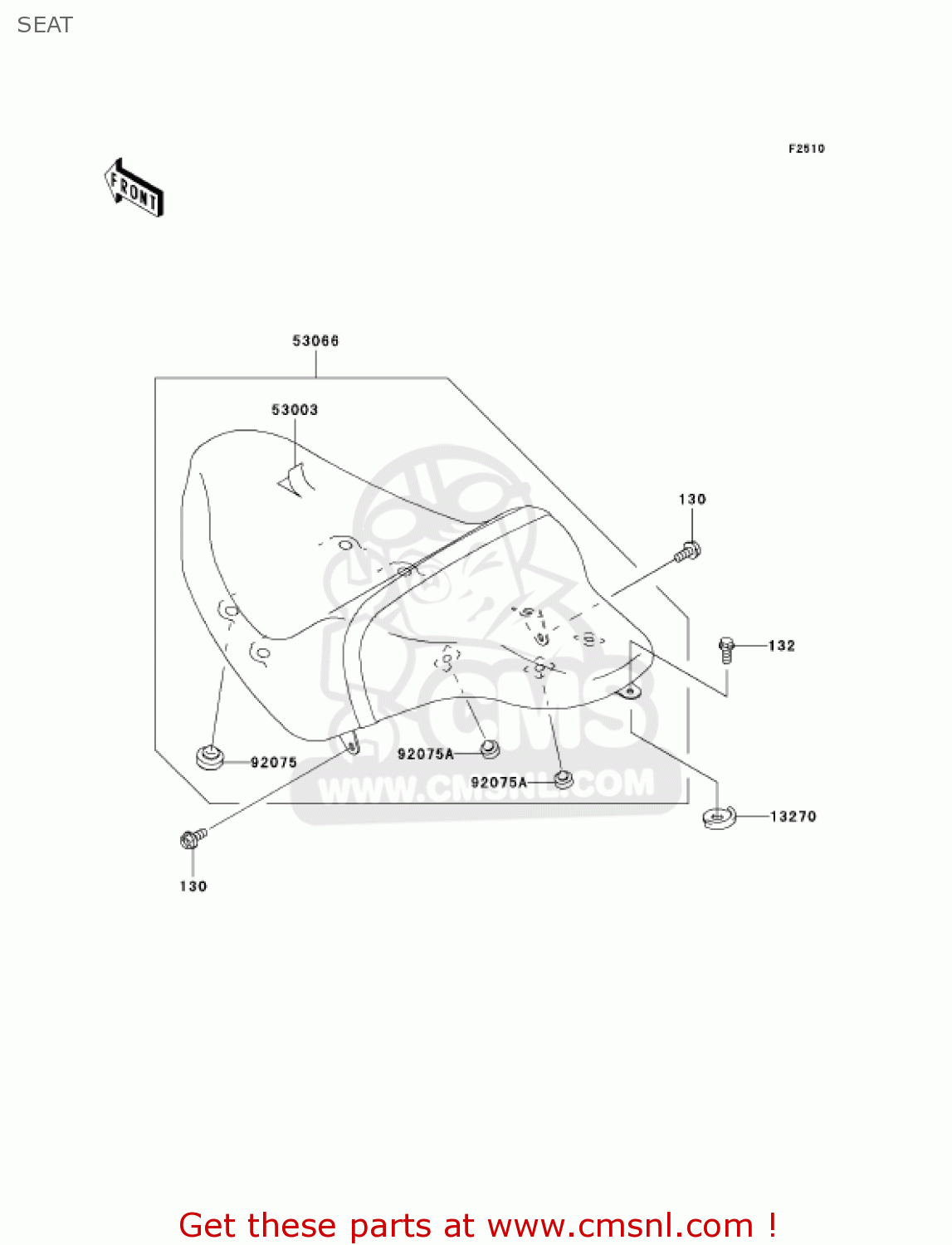 SEAT VN1600B2 VULCAN 1600 MEANSTREAK 2005 USA CALIFORNIA CANADA