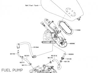 FUEL PUMP - VN1600B2 VULCAN 1600 MEANSTREAK 2005 USA CALIFORNIA CANADA