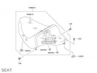 SEAT - VN1600B6F VULCAN 1600 MEANSTREAK 2006 USA CALIFORNIA CANADA
