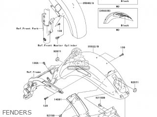 FENDERS - VN1600B7FA VULCAN 1600 MEANSTREAK 2007 USA CALIFORNIA