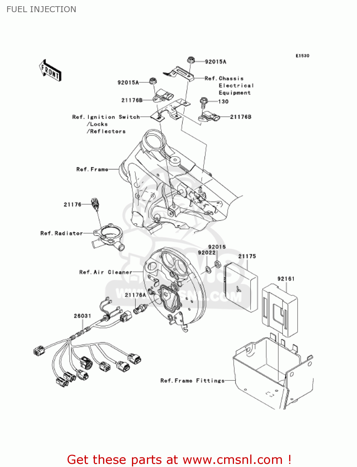 FUEL INJECTION VN1600D1 VULCAN 1600 NOMAD 2005 USA CALIFORNIA CANADA