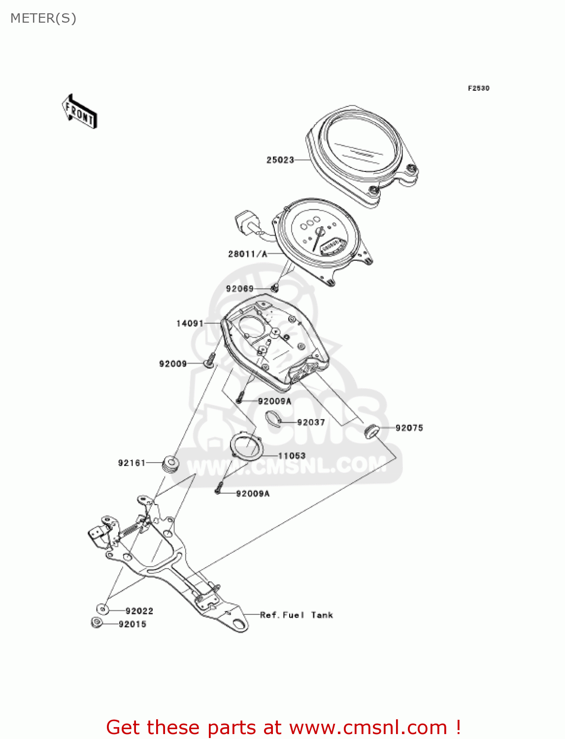 METER(S) VN1600D1 VULCAN 1600 NOMAD 2005 USA CALIFORNIA CANADA