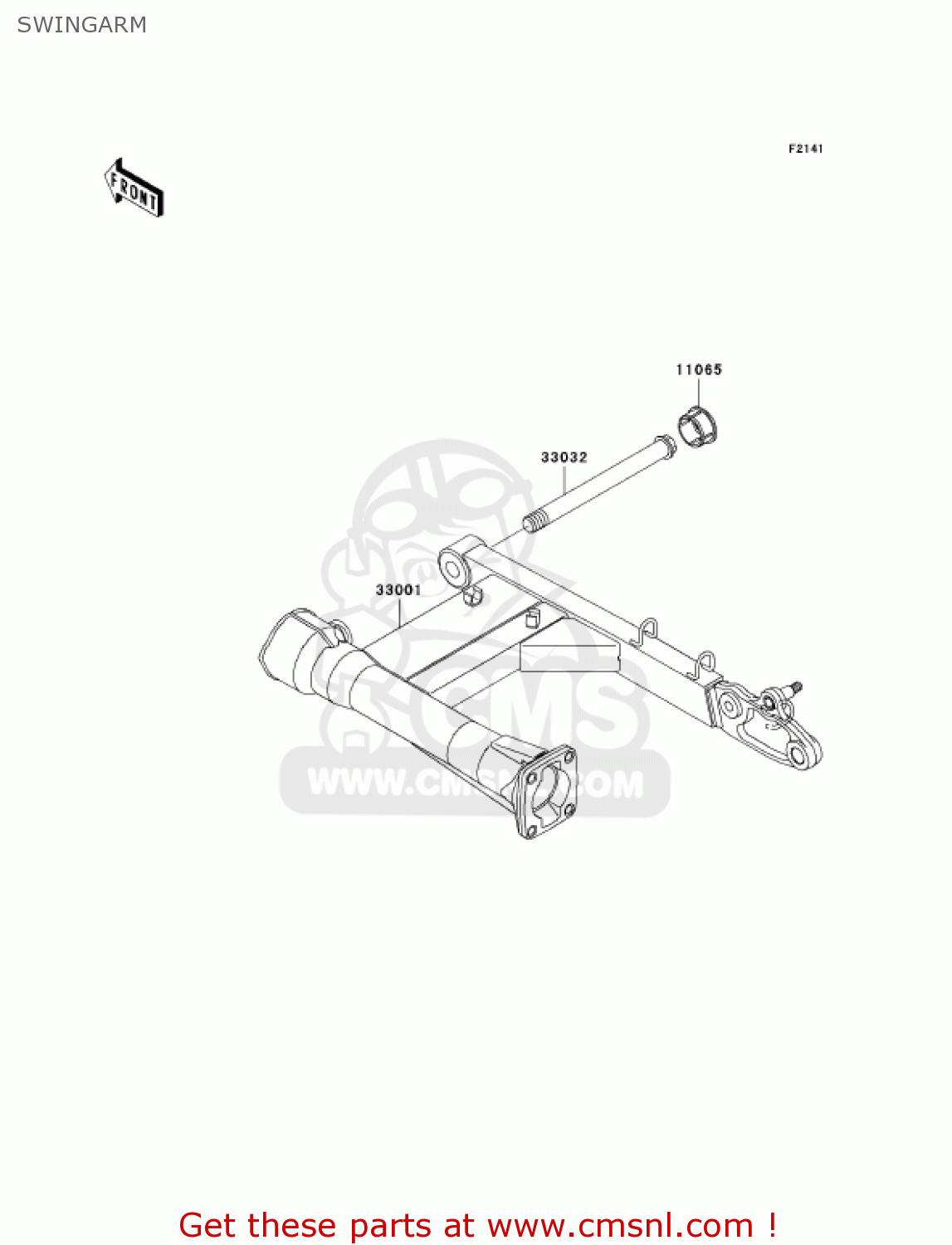 SWINGARM VN1600D1 VULCAN 1600 NOMAD 2005 USA CALIFORNIA CANADA