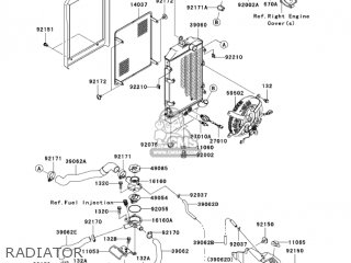 RADIATOR - VN1600D1 VULCAN 1600 NOMAD 2005 USA CALIFORNIA CANADA