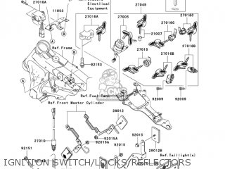 IGNITION SWITCH/LOCKS/REFLECTORS - VN1600D1 VULCAN 1600 NOMAD 2005 USA CALIFORNIA CANADA