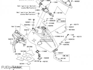 FUEL TANK - VN1600D1 VULCAN 1600 NOMAD 2005 USA CALIFORNIA CANADA