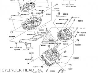 CYLINDER HEAD - VN1600D6F VULCAN 1600 NOMAD 2006 USA CALIFORNIA CANADA