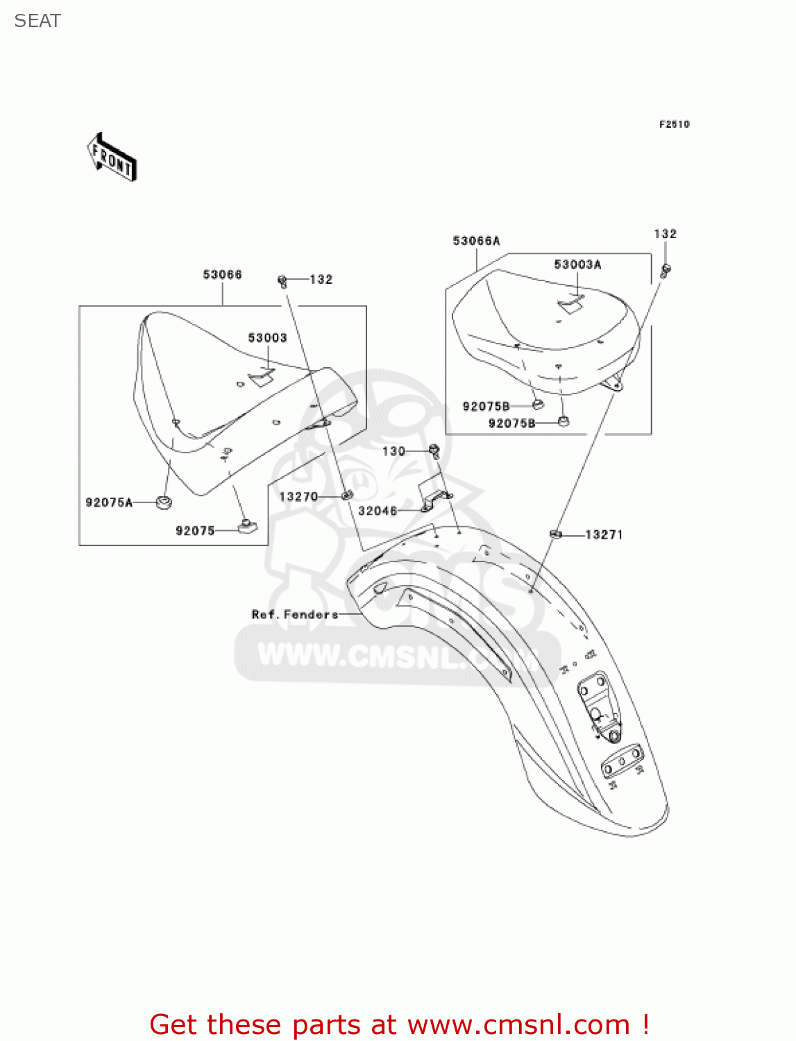 SEAT VN1600D7F VULCAN 1600 NOMAD 2007 USA CALIFORNIA CANADA