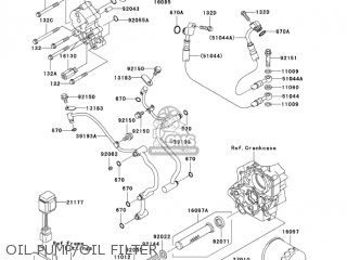OIL PUMP/OIL FILTER - VN1600D7FA VULCAN 1600 NOMAD 2007 USA CALIFORNIA CANADA