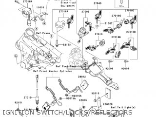 IGNITION SWITCH/LOCKS/REFLECTORS - VN1600D7FA VULCAN 1600 NOMAD 2007 USA CALIFORNIA CANADA