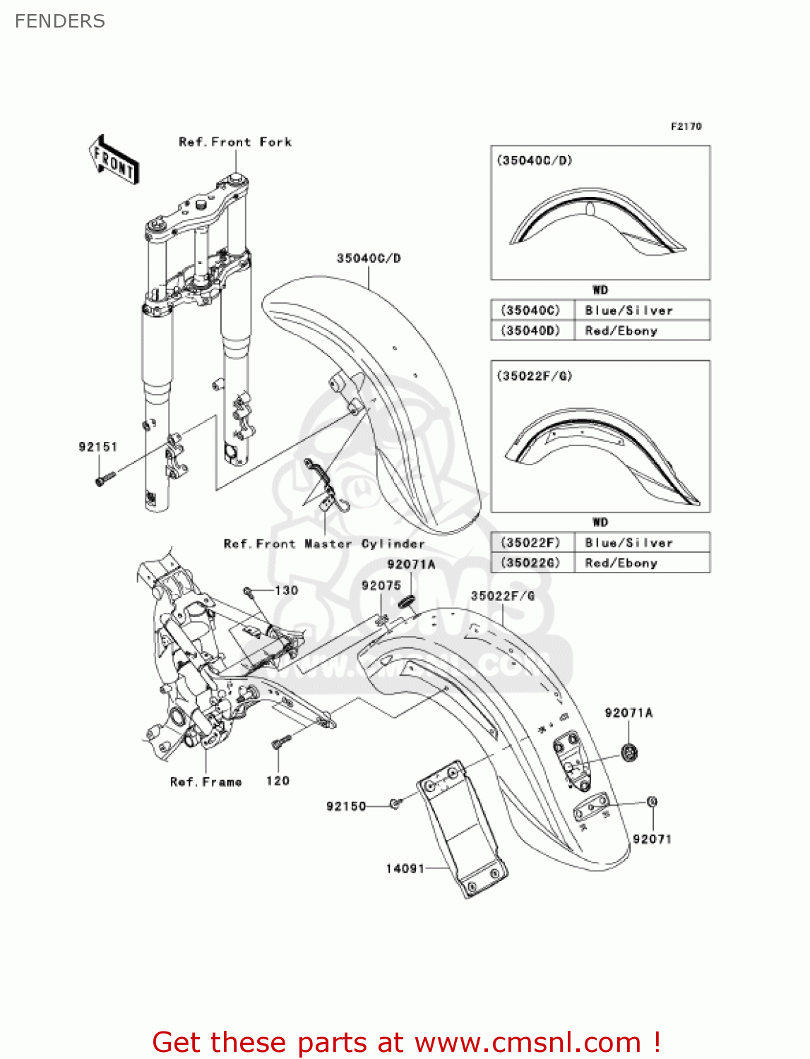 FENDERS VN1600E6F VULCAN 1600 CLASSIC 2006 USA CALIFORNIA CANADA