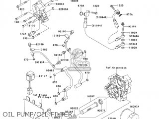 OIL PUMP/OIL FILTER - VN1600E6F VULCAN 1600 CLASSIC 2006 USA CALIFORNIA CANADA