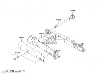 SWINGARM - VN1600E6F VULCAN 1600 CLASSIC 2006 USA CALIFORNIA CANADA