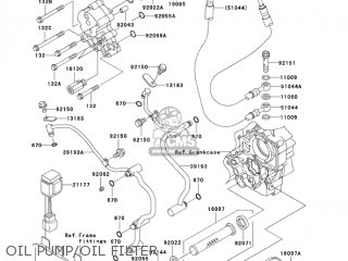 OIL PUMP/OIL FILTER - VN1600F6F VULCAN 1600 MEANSTREAK 2006 USA CALIFORNIA CANADA