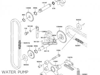 WATER PUMP - VN1600F6F VULCAN 1600 MEANSTREAK 2006 USA CALIFORNIA CANADA