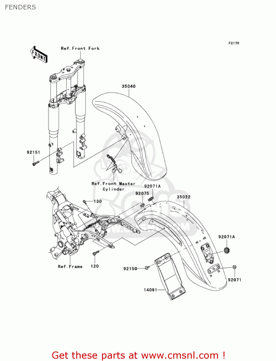 FENDERS VN1600G6F VULCAN 1600 NOMAD 2006 USA CALIFORNIA CANADA