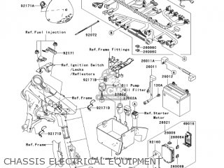 CHASSIS ELECTRICAL EQUIPMENT - VN1600G6F VULCAN 1600 NOMAD 2006 USA CALIFORNIA CANADA