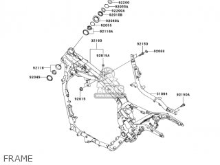 FRAME - VN1600G6F VULCAN 1600 NOMAD 2006 USA CALIFORNIA CANADA