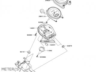METER(S) - VN1600G6F VULCAN 1600 NOMAD 2006 USA CALIFORNIA CANADA