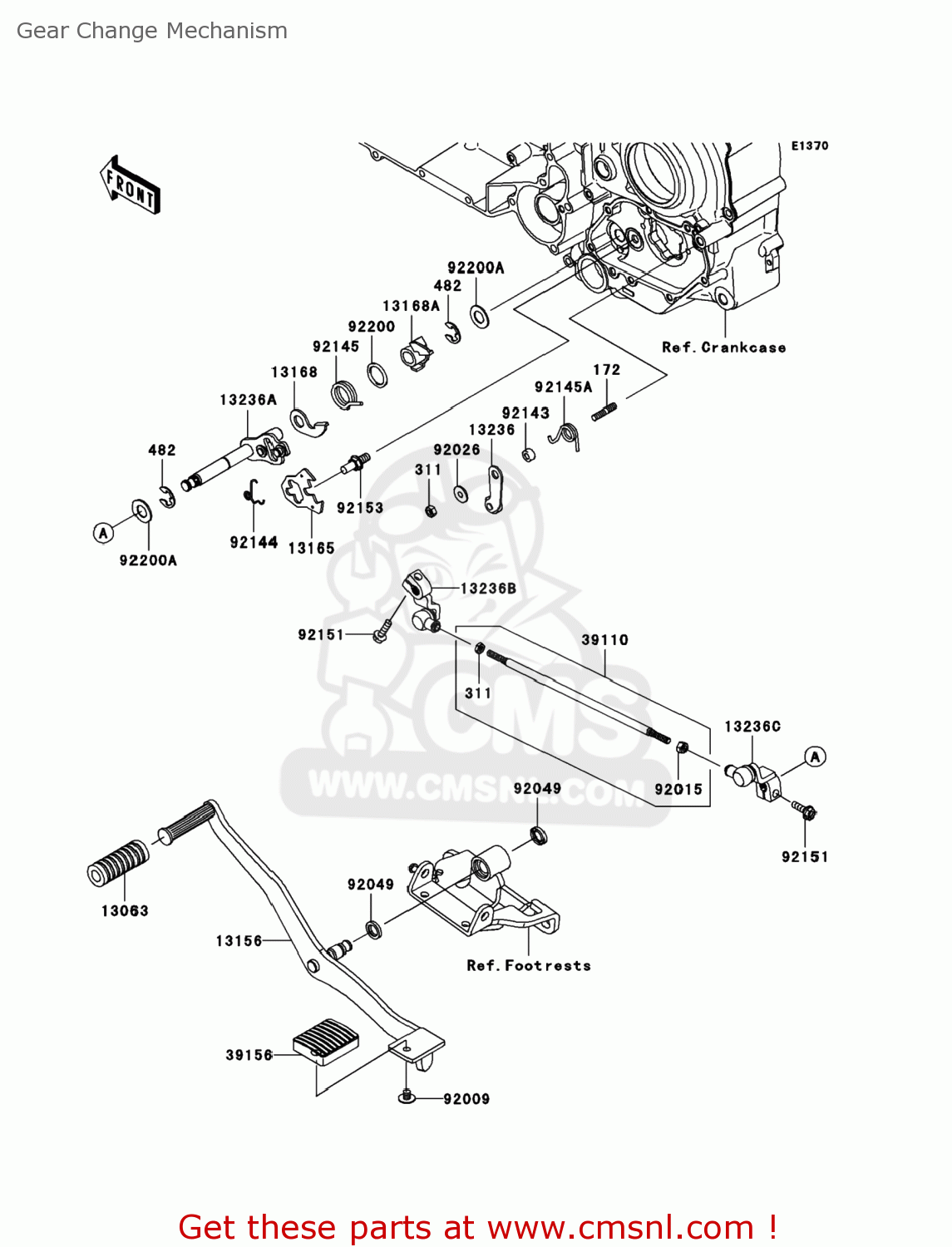 Kawasaki VN1700B9FA VULCAN 1700 VOYAGER 2009 USA / ABS Gear Change ...