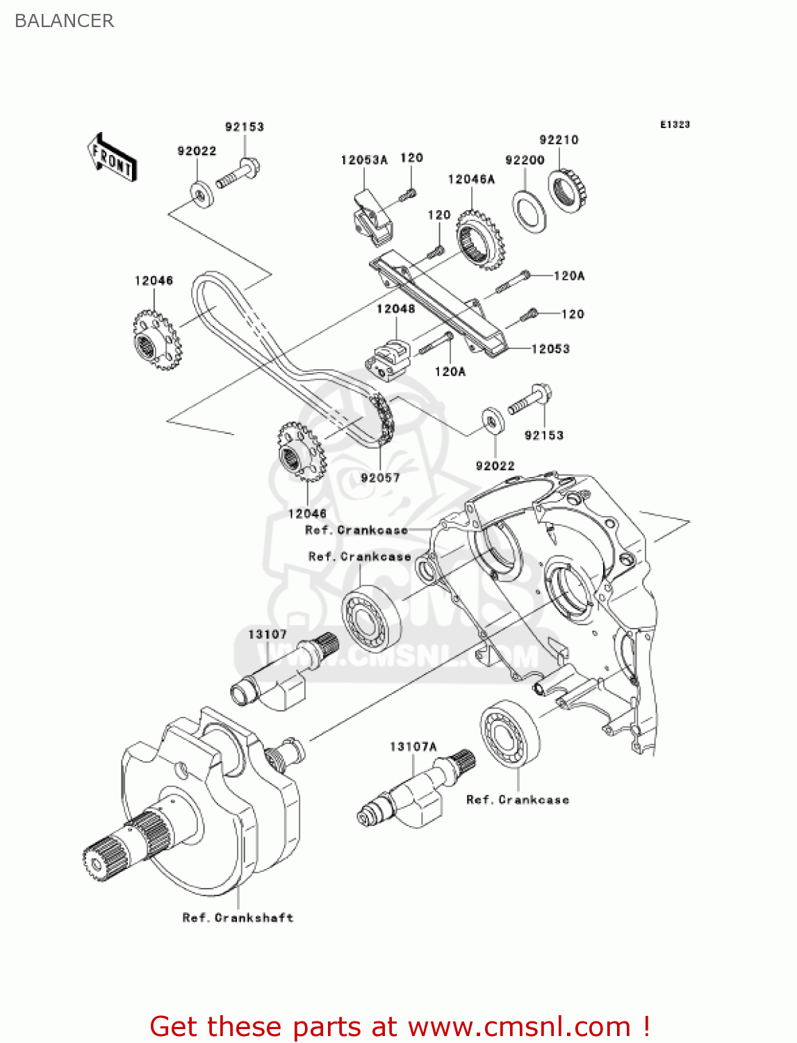 BALANCER VN2000A1 VULCAN 2000 2004 USA CALIFORNIA CANADA